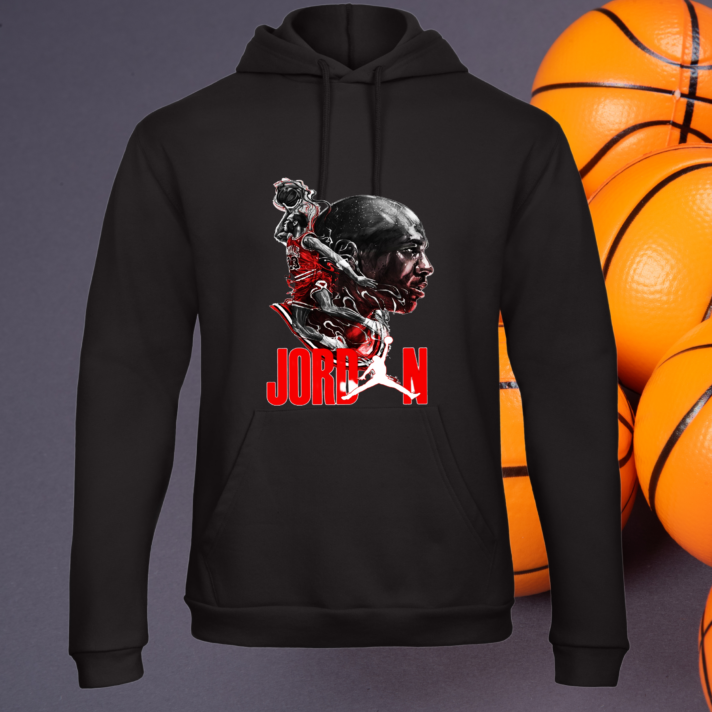 Felpa con Cappuccio "Jordan" - Stile Iconico per Amanti del Basket